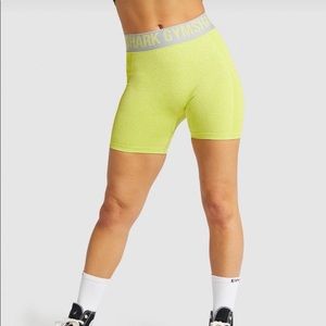 Gymshark Neon Yellow Flex Shorts